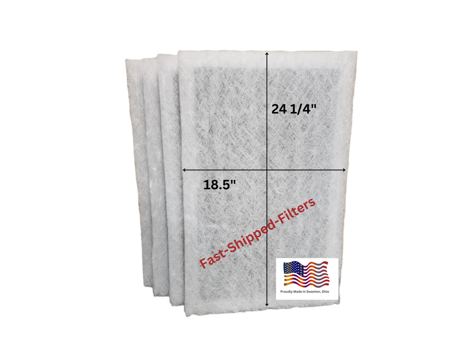 Fast-Shipped-Filtes compatible with 4 Pack Dynamic V Bank RS 1400 Air Cleaner filters White