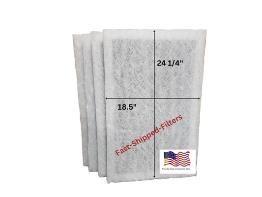 Fast-Shipped-Filtes compatible with 4 Pack Dynamic V Bank RS 1400 Air Cleaner filters White