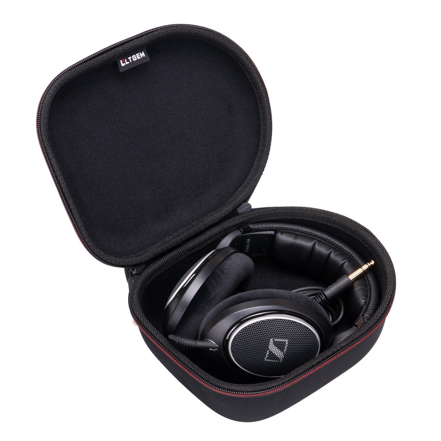 Headphone Case Compatible with Sennheiser HD 280 Pro / 599/600 / 660S2 / 569/490 Pro / 620S / 599 SE Headphones, Black
