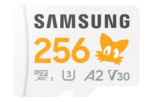 Samsung PRO Plus Sonic The Hedgehog 256GB microSDXC+Adapter, Up to 180MB/s