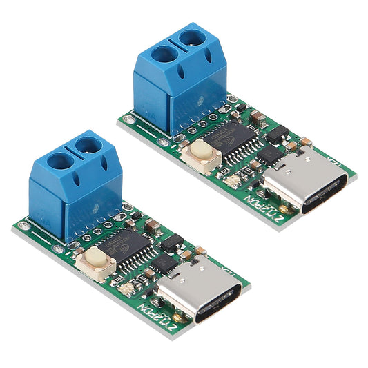 ACEIRMC 2pcs ZY12PDN USB-C PD2.0 3.0 to DC Fast Quick Charging Power Supply Module USB Charger Board Set - ZY12PDN Screw Terminal