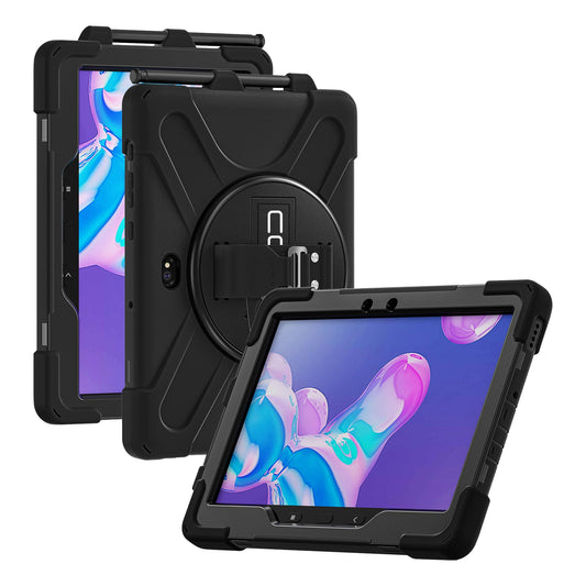 CODi Rugged Case for Samsung Galaxy Tab Active Pro 10.1" (SM-T540/T545/T547), Active4 Pro (T630), Active5 Pro (X350/X358), Shockproof with 360°