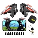 Mikirini 13 in 1 PUBG Mobile Controller Combo Kits, Mobile Phone L2R2 4 Triggers for PUBG/Call of Duty/Apex, Aim & Fire Trigger for iPhone & Android