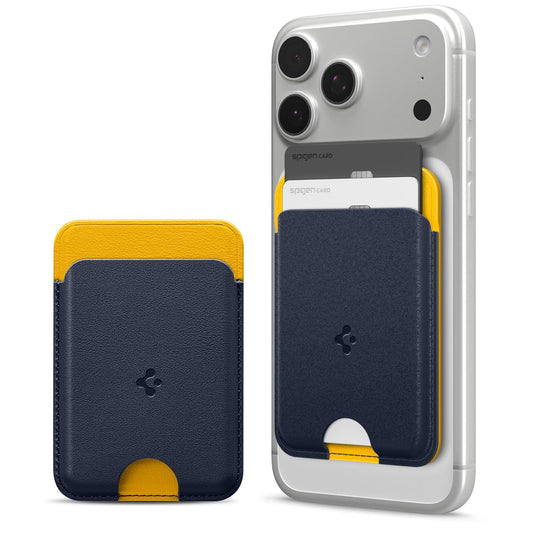 Caseology Spigen for MagSafe Wallet, Holds 2 Cards, MagFit Compatible with iPhone 17/16/15/14/13/12 Models, Pixel 10 Series, MagSafe-Cases, Pixelsnap