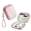 VNEIRY portable came cases Digital Camera Case for CAMKORY, Kodak, Canon & More - Small Travel Compact Pouch with Mesh Pocket for Accessories & SD