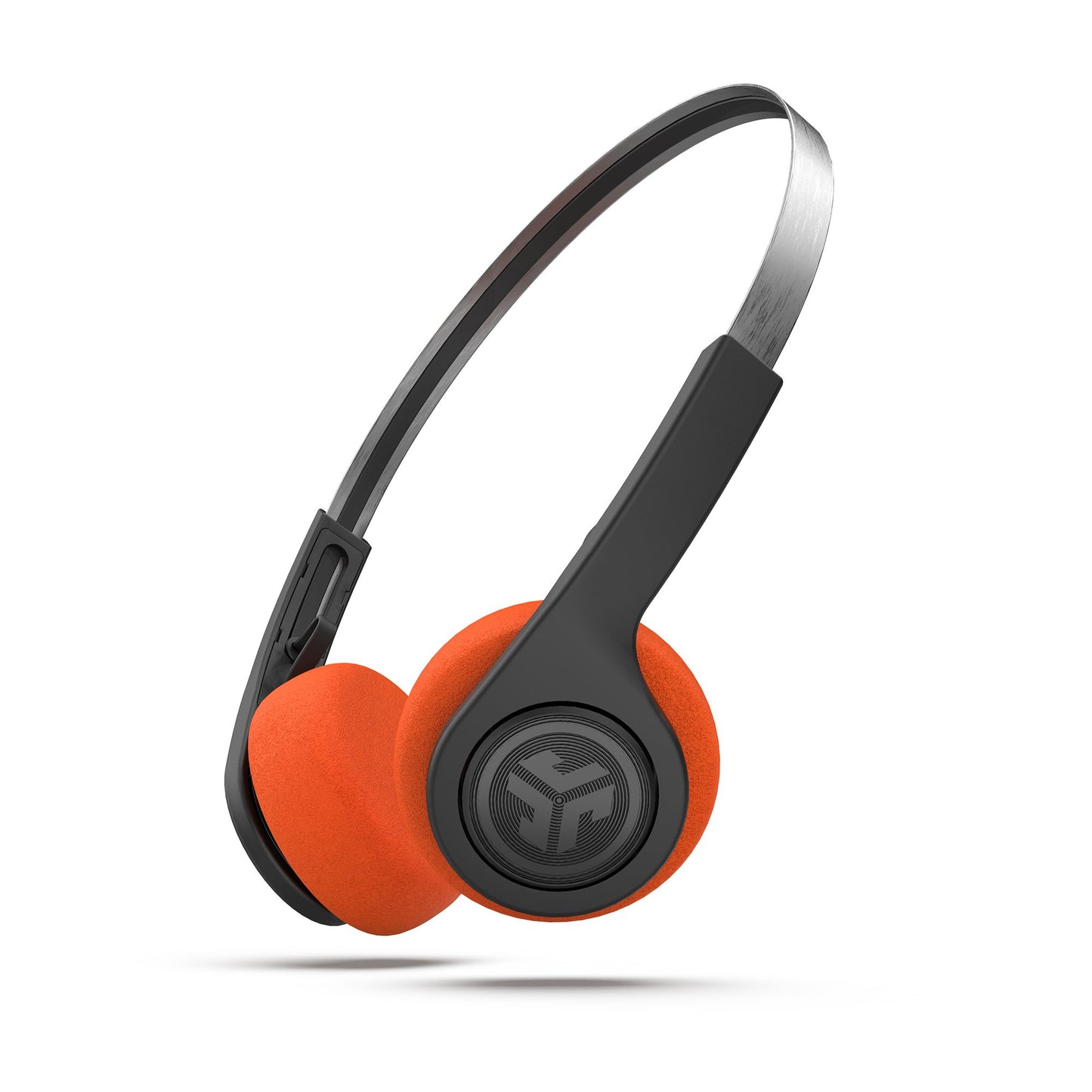 JLab Rewind Wireless Retro Headphones, Black, Bluetooth 4.2, 14 Hours Playtime, Custom EQ3 Sound, Music Controls, Noise Isolation, with Microphone…