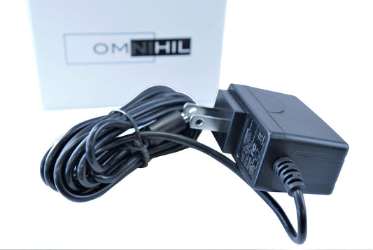 OMNIHIL 8 Feet AC/DC Power Adapter 12V 1A (1000mA) 5.5x2.5millimeters Compatible with Asian Power Devices PN AREP05520 Model No…