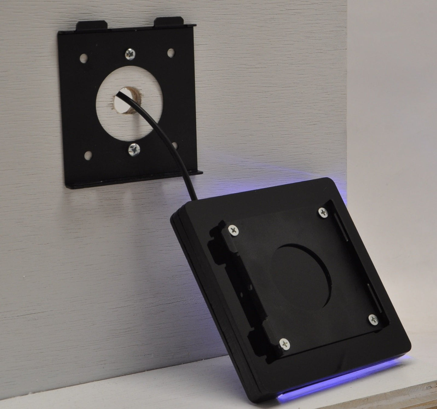 TABcare Anti-Theft Low Profile Light Duty VESA 75mm Metal Wall Mount Kit