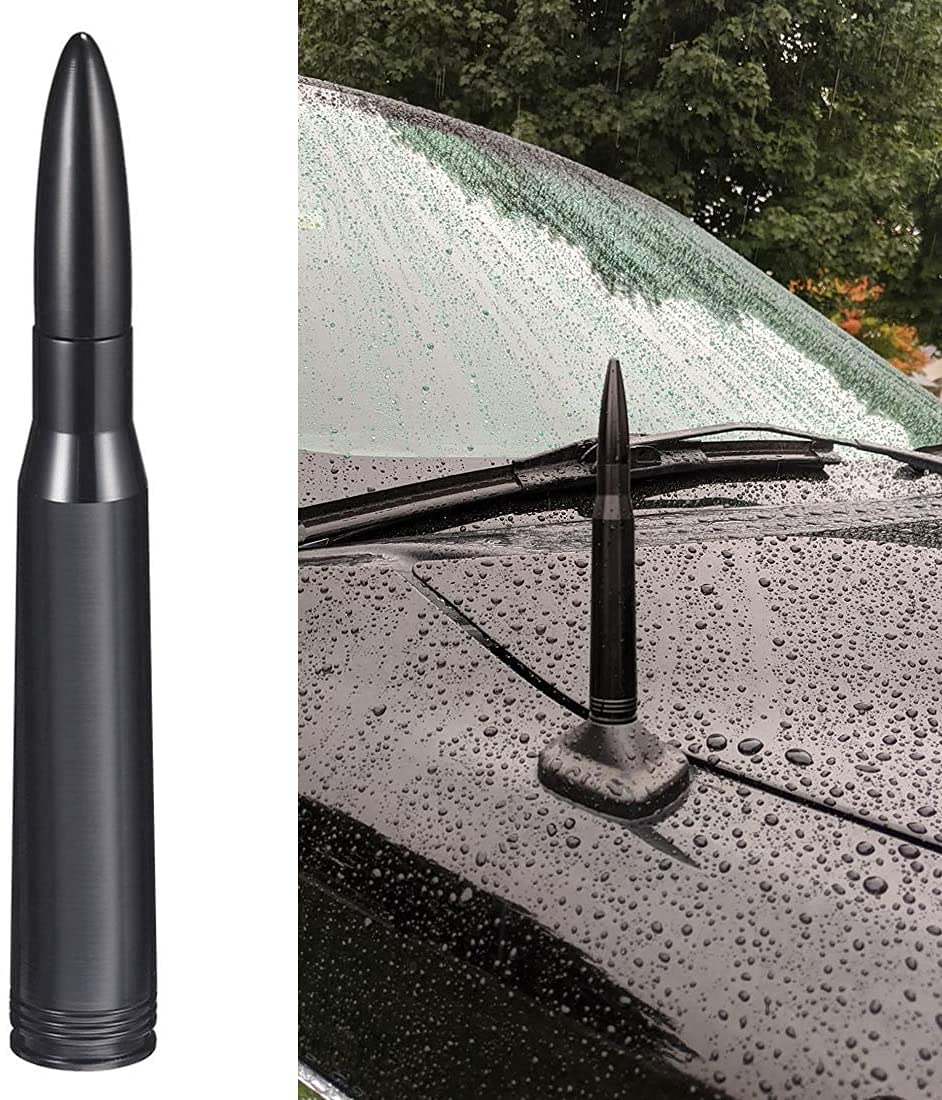 Bingfu Car Truck Bullet Antenna Mast Vehicle Antenna Replacement for Heavy Duty Classic Pickup Trucks