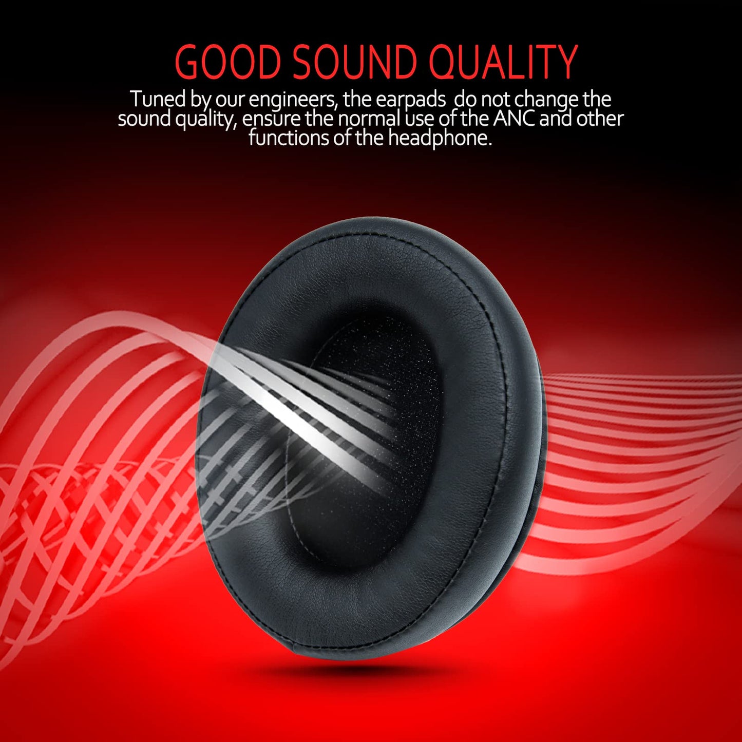 Krone Kalpasmos Replacement Earpads for HyperX Cloud 2, Hyper X Cloud Parts for HyperX ALPHA/1/2/WIRELESS/ALPHA S/CORE/Stinger/Flight/Mix, Soft