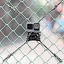 GEPULY Upgraded Fence Mount Hook Chain Link for Mevo Start GoPro Hero 13 12 11 10 9 8 7 6 5 4 3 Insta360 AKASO Action Digital