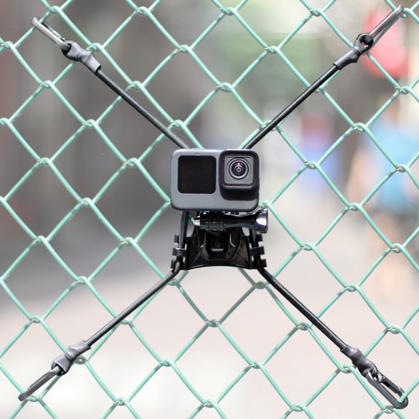 GEPULY Upgraded Fence Mount Hook Chain Link for Mevo Start GoPro Hero 13 12 11 10 9 8 7 6 5 4 3 Insta360 AKASO Action Digital