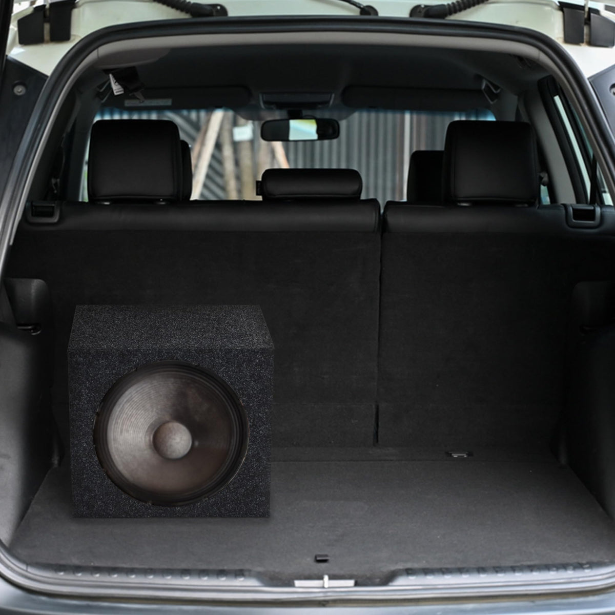 Q Power HD112 12" Single Sealed Heavy-Duty Car Audio Subwoofer Enclosure