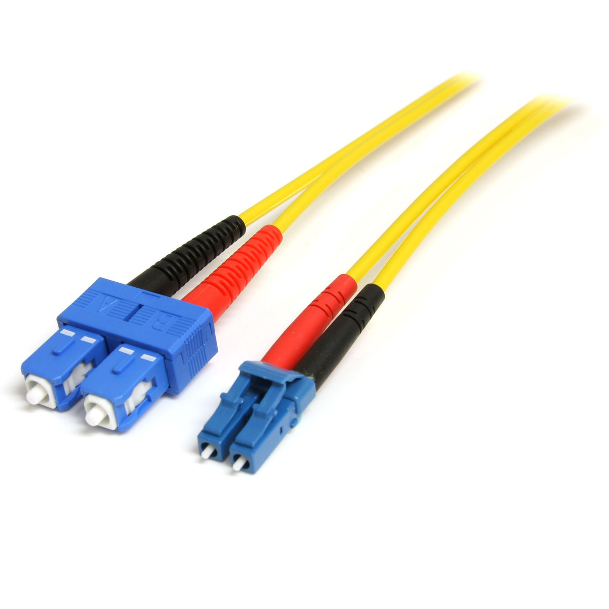 StarTech 7m OS1 Fiber Cable, LC to SC, 9/125 Duplex, LSZH
