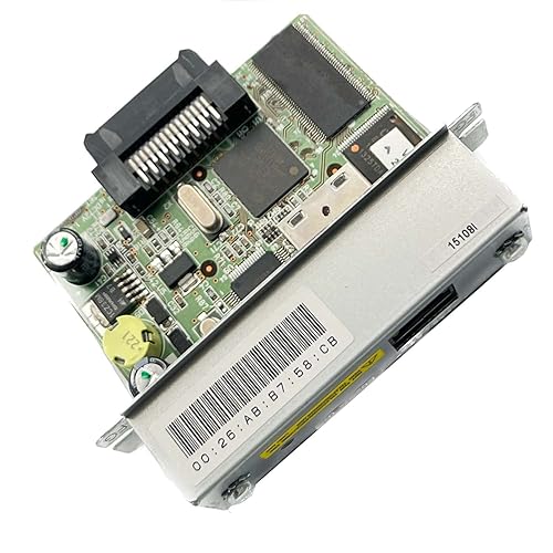 FainWan New Ethernet Interface Compatible with UB-E03 Ethernet Interface Print Server C32C824541 TM-U220PB T81 U288 T88IV (Replaces UB-E02) Version.B