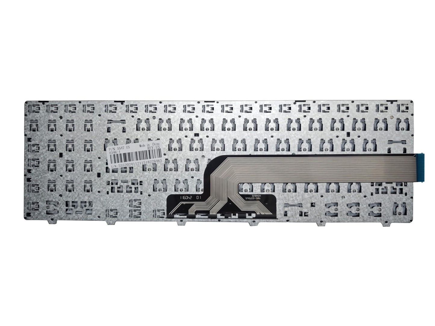 Laptop Replacement Keyboard Fit Dell Latitude 3550 3560 3570 US Layout White Word