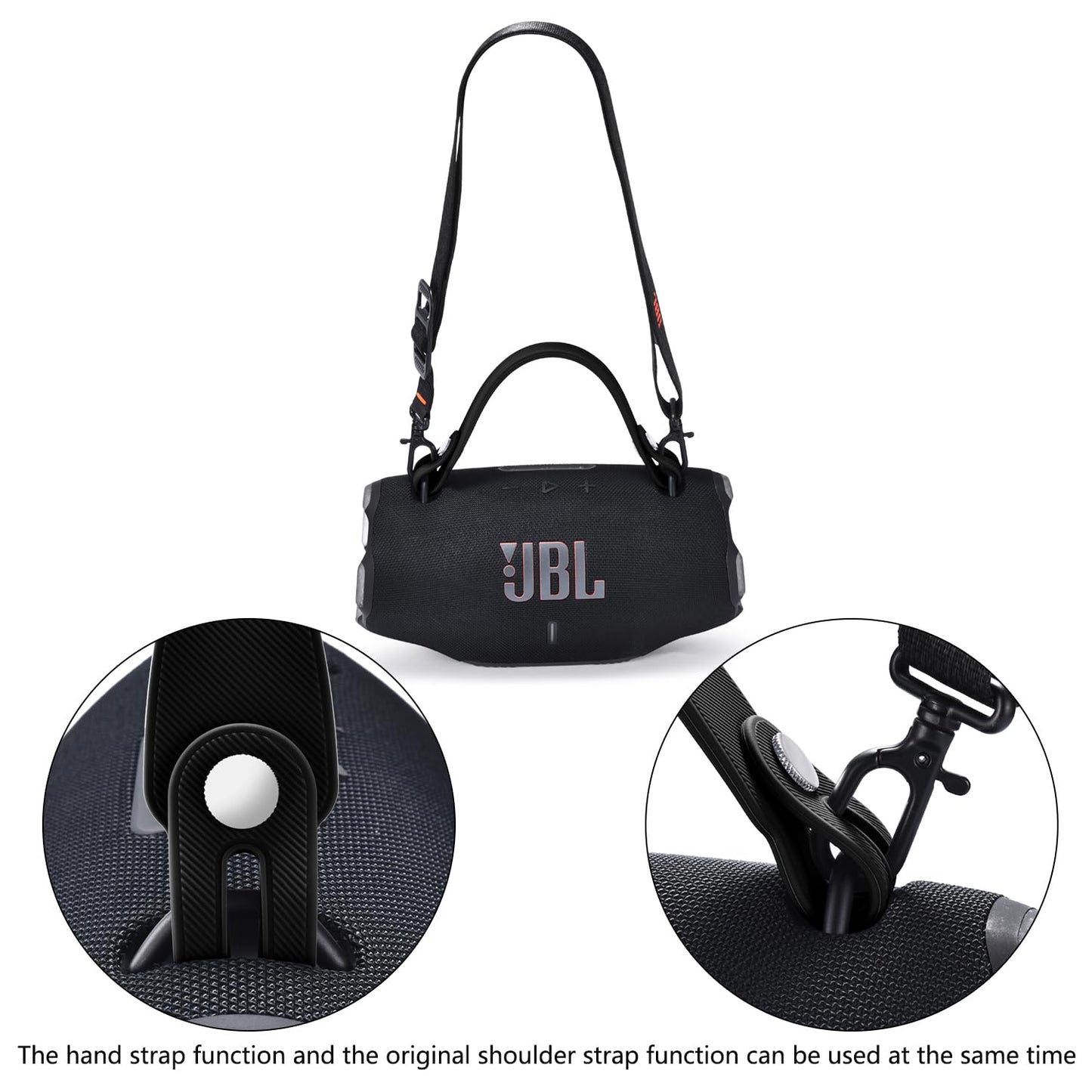 Hiyokurenri Universal Silicone Hand Strap for JBL Xtreme 4/3/2 Bluetooth Speakers - Portable Grip & Carry Solution