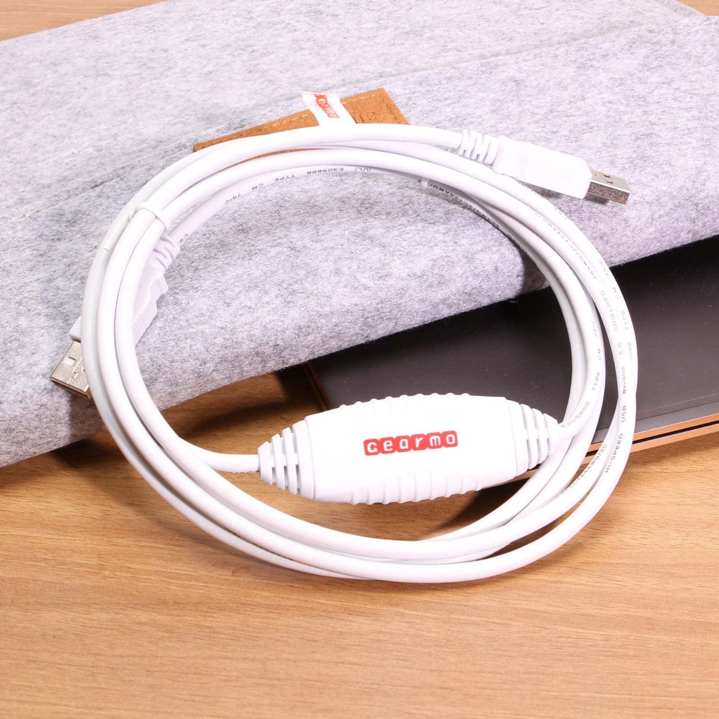 Gearmo 6ft PC Transfer Cable - Built-in Software, No Installation, Unlimited Uses - High Speed USB Transfer Between Computers - Supports Windows