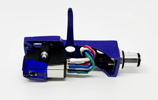 Blue Headshell AT-XP3 Cartridge And Stylus Needle For Technics SL D1, SL D1K, SL D2, SL D202, SL D205, SL D2K, SL D3, SL D303
