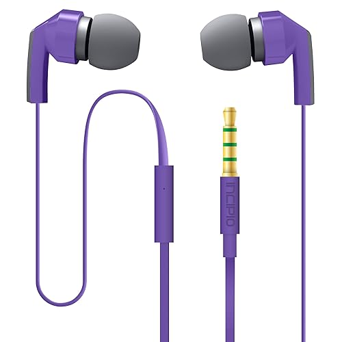 Incipio NX-305 F80 Hi Fi Stereo Earbuds - Purple/Gray