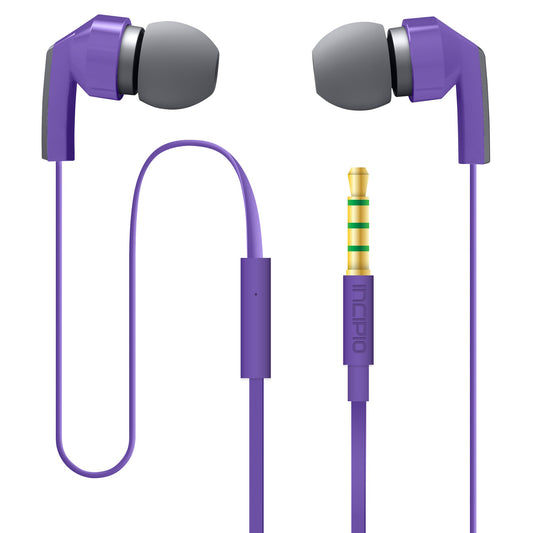 Incipio NX-305 F80 Hi Fi Stereo Earbuds - Purple/Gray