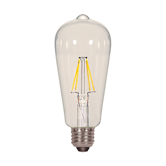 Satco S9895 Medium Light Bulb in Light Finish, 5.50 inches