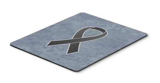 Caroline's Treasures AN1216MP Black Ribbon for Melanoma Cancer Awareness Mouse Pad, Hot Pad or Trivet for Home Office Gaming Working Computers Laptop