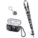 Cool Scream Pattern Pro 3rd Generation Case 2025 with Durable IMD Printing Technology and PET Layer?with Horror Keychain Clip Carabiner