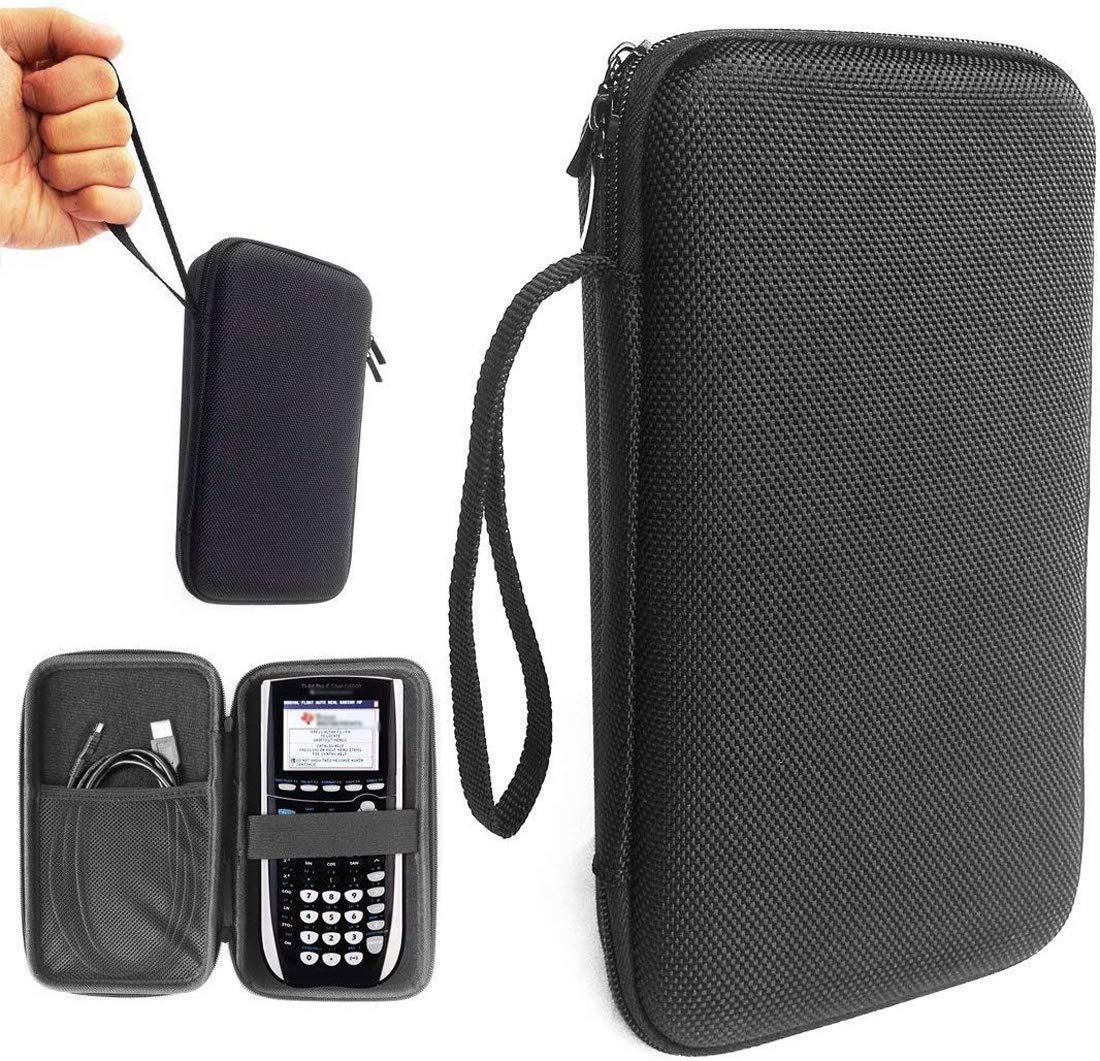 FitSand Hard Case Compatible for Texas Instruments TI-84 Plus C Silver Graphing Calculator