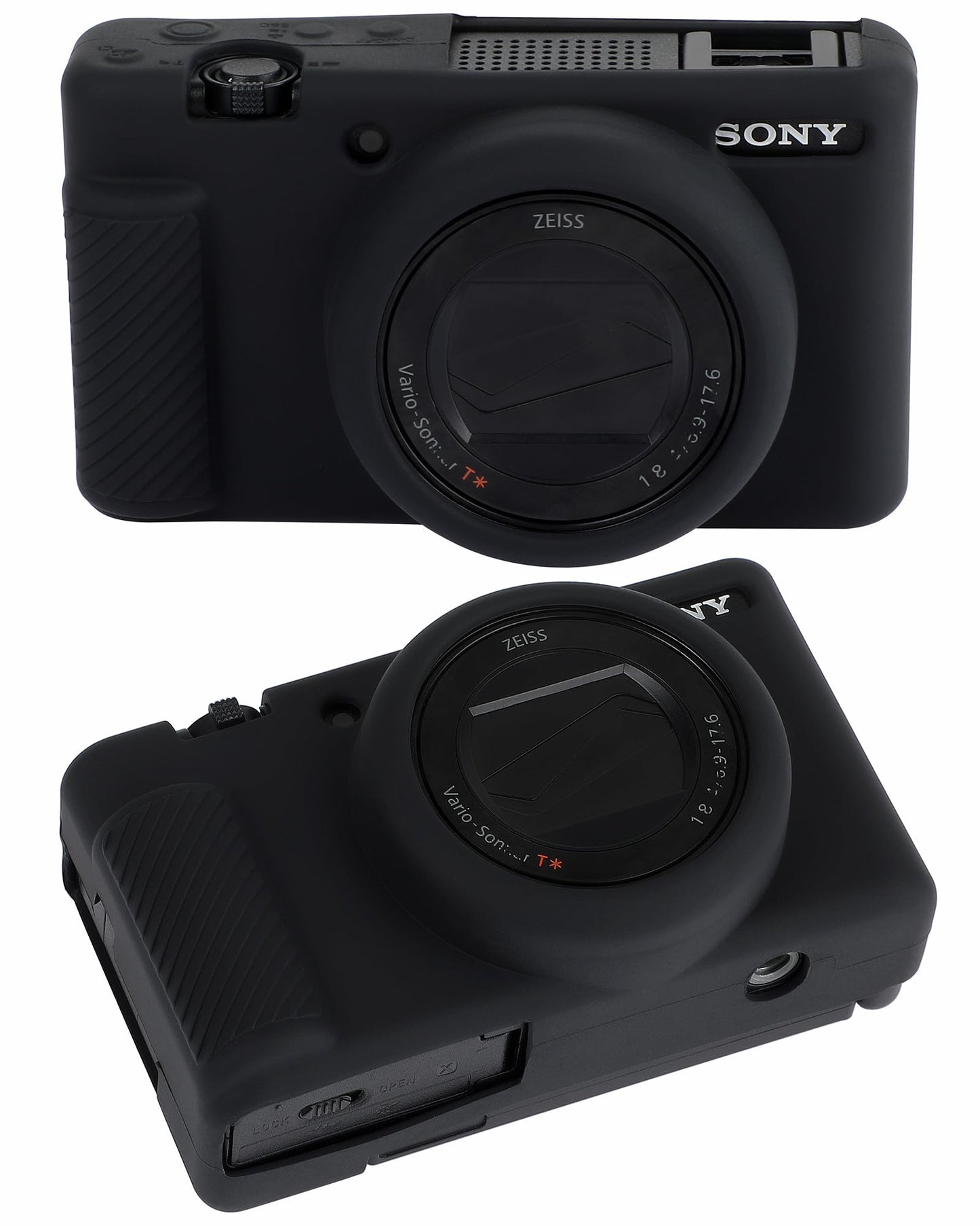 MIOKAU ZV-1F Camera Case, Soft Silicone Protective Case for Sony ZV1F/ZV-1M2/ZV-1 Mark II (NOT for ZV1) Vlog Camera, Lightweight ZV1F Cover (Black)