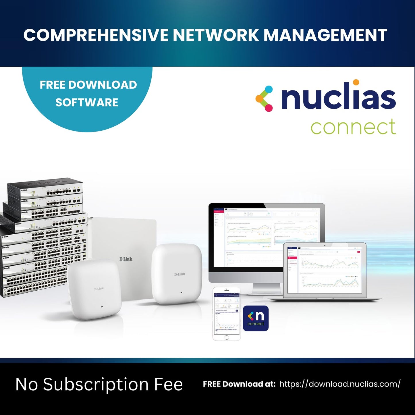 D-Link 24-Port Gigabit Smart Managed Switch | Web Managed | Cable Diagnostics | NDAA Compliant - (DGS-1100-24V2)