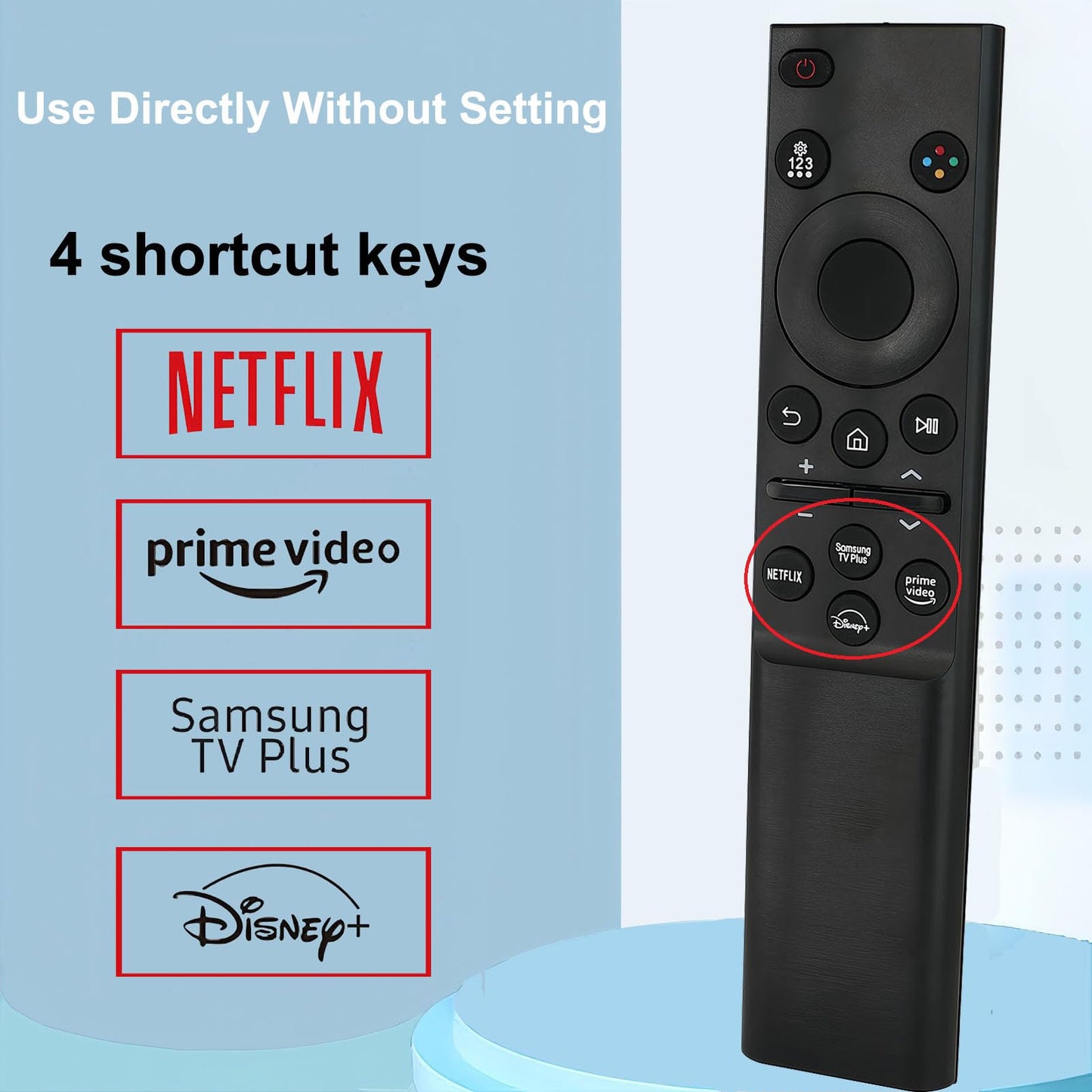 BN59-01388A BN59-01388H Replacement Remote Control for Samsung Crystal CU7000 DU7200 Series HDR Smart TV UN43DU7200 UN50DU7200 UN55DU7200 UN60DU7200