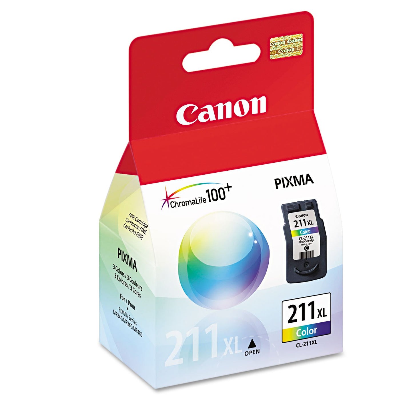 Canon 2975B001 Cl-211Xl High-Yield Ink Cartridge Tri-color