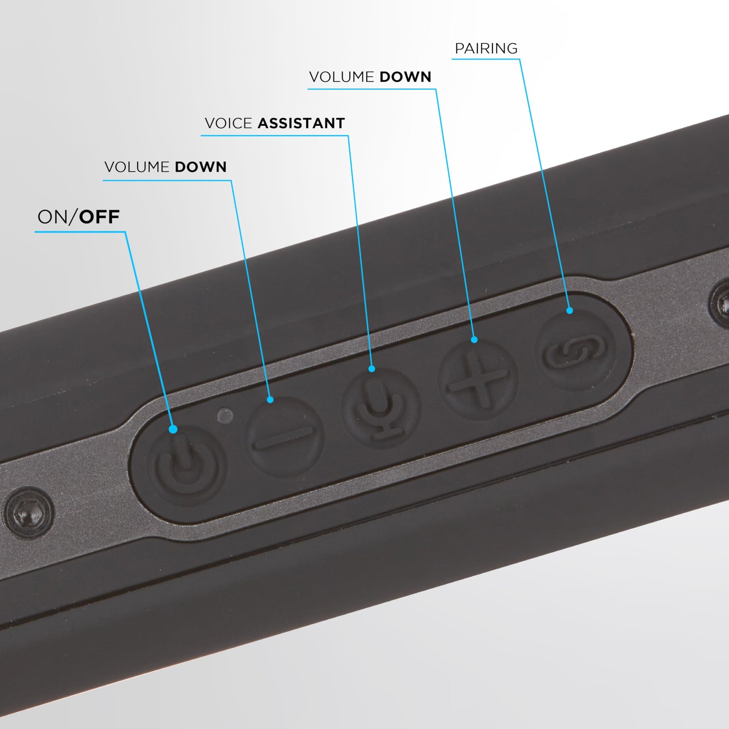 Altec Lansing HydraWAVE Portable Bluetooth Speaker, 12h Playtime, USB-C Quick Charge, True Wireless Pairing, IP67 Waterproof Bluetooth Speaker, Voice