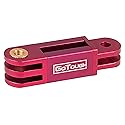GoTough 45mm Red Extender Arm - Metal Straight Extension Arm Compatible with GoPro HERO3, HERO3+, HERO4, HERO5, HERO6, HERO7 2-Prong Mounting System