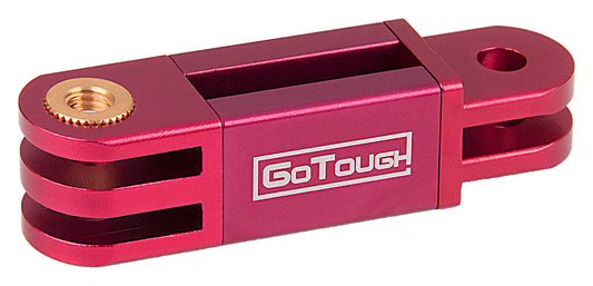 GoTough 45mm Red Extender Arm - Metal Straight Extension Arm Compatible with GoPro HERO3, HERO3+, HERO4, HERO5, HERO6, HERO7 2-Prong Mounting System