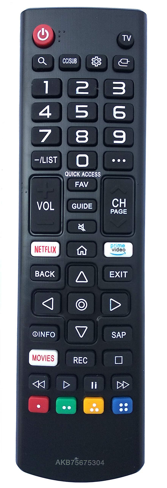 Universal Remote Compatible for LG AKB75675304 32LM570BPUA 32LM620BPUA 65UN6950ZUA 70UN7070PUA TV Remote Control