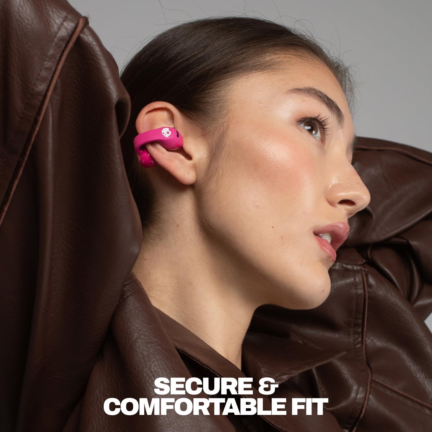 Skullcandy Push 720 Open Wireless Open-Ear Bluetooth Earbuds - Crazy Pink