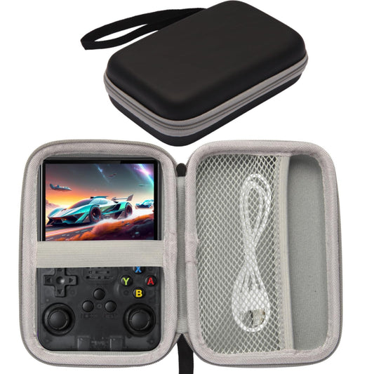 Hard Carrying Case Compatible with R36S/R36 PRO/R40S PRO Handheld Game Console, Storage Holder EVA Bag for 3.5 inch Portable Game Console Accessories