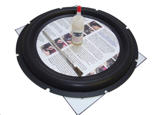 Springfield Speaker 12" Subwoofer Foam Surround Repair Kit - 1 Speaker Kit - Compatible with Rockford Fosgate Punch, HE2, RFP 3412-12 Inch