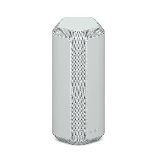 Sony SRS-XE300 X-Series Wireless Portable-Bluetooth-Speaker, IP67 Waterproof, Dustproof and Shockproof with 24 Hour Battery, Light Gray