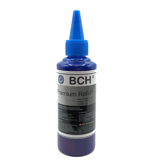 BCH Premium DTF Printer Ink - 100 ml Cyan for Inkjet Direct to Film Heat Transfer Printing…