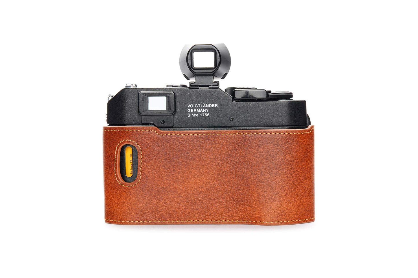 Voigtlander Bessa R2 Case, BolinUS Handmade Genuine Real Leather Half Camera Case Bag Cover for Voigtlander BESSA R4M R4A R3M R3A R2S R2C R2A R2M R2 T