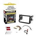 Scosche ICFD6BN Double DIN Radio Installation Dash Kit Compatible with Select 2007-2010 Ford and Mercury Vehicles - Complete Basic Aftermarket Car