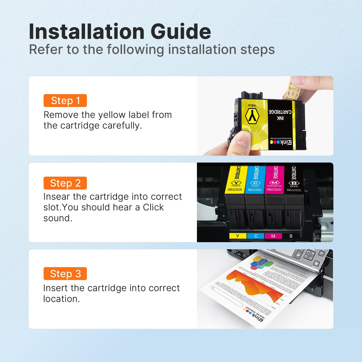E-Z Ink Remanufactured Ink Cartridge Replacement for Epson 220XL (5 Pack)