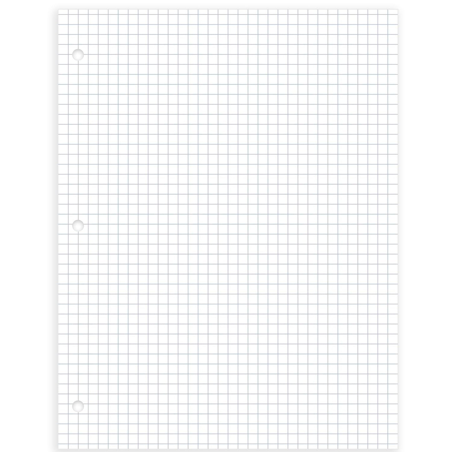 Mead Loose Leaf Paper, Graph Ruled Filler Notebook Paper, 8" x 10-1/2", 400 Sheets, Fits 3-Ring Binder (150038-ECM)