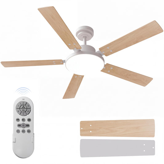 JustSmart 52'' Ceiling Fan with Light & Remote