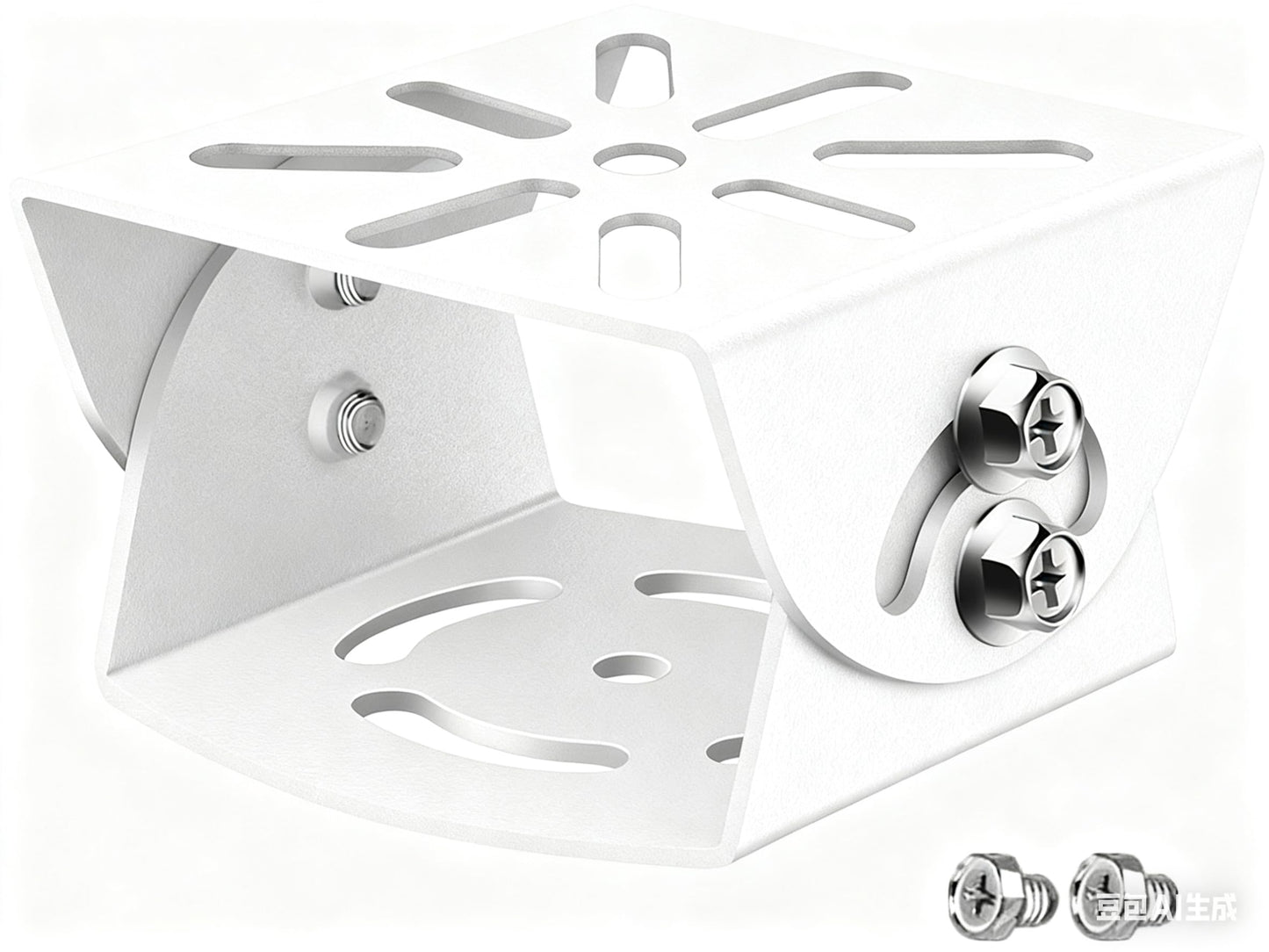 FINXRoll 2 Pack CCTV Security Camera Duckbill Mount Bracket - Heavy Duty Steel Universal Adapter for PTZ/Dome/Bullet Cameras, Wall/Ceiling/Pole