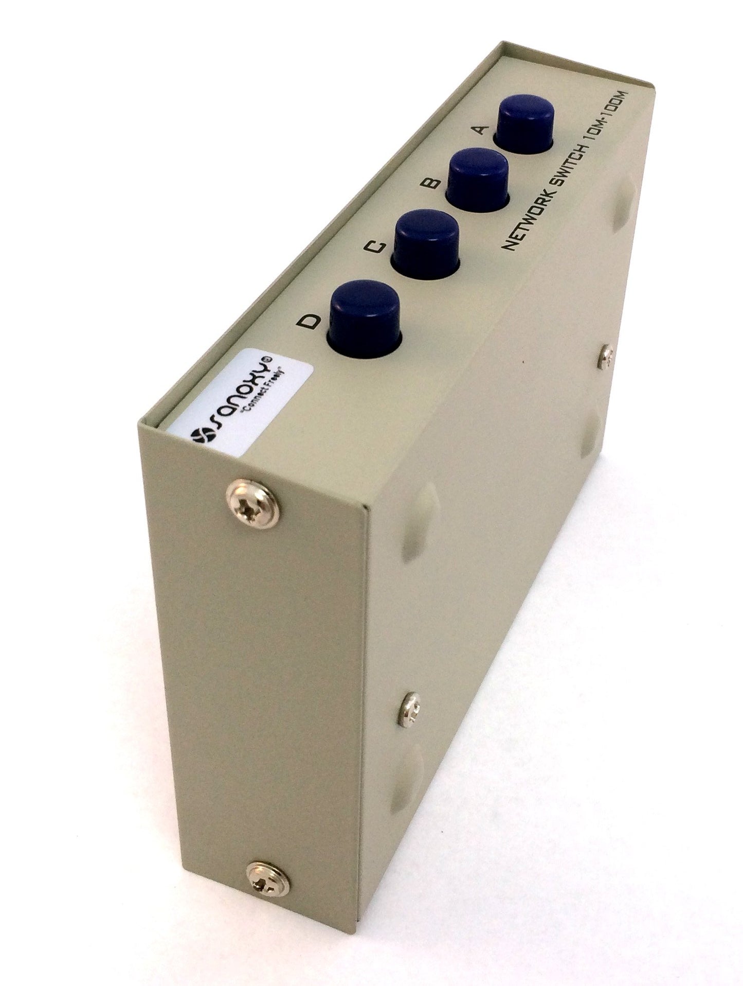 ABCD 4 Way Telephone Network Switch Box, RJ45 Female