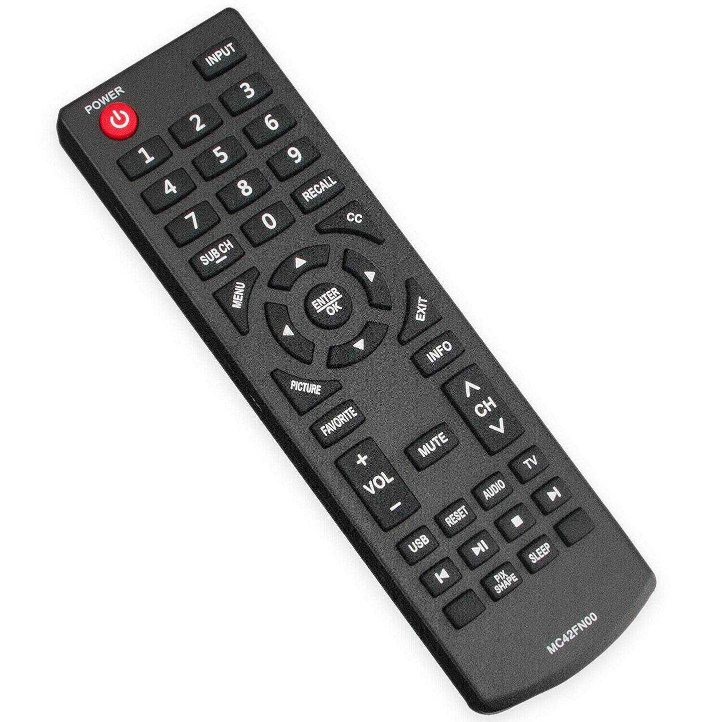 New MC42FN00 Replace Remote Control for Sanyo TV FW42D25T FW24E05T FW32D25T FW65D25T